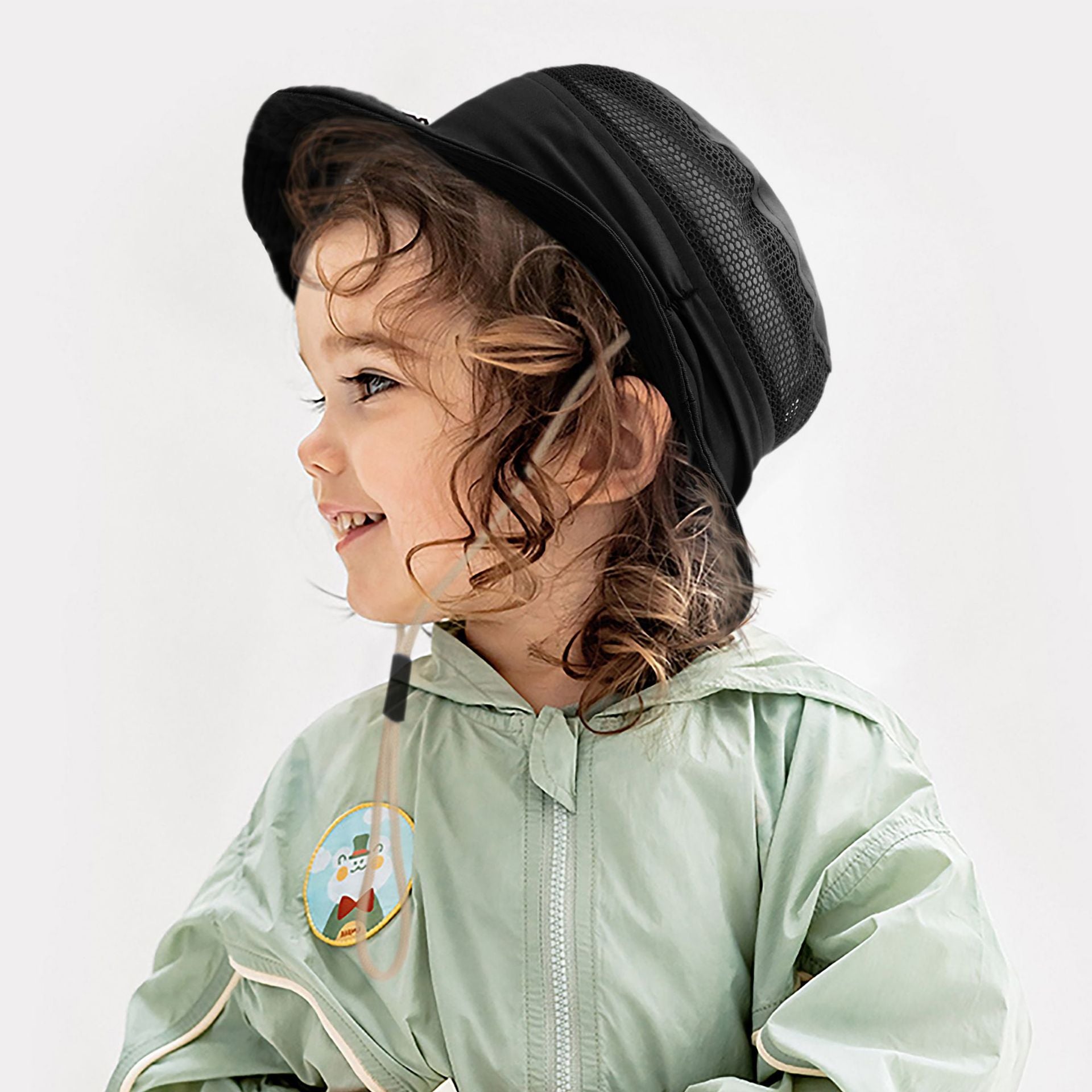 Wholesale Breathable Mesh Cartoon Dinosaur Print Outdoor Children's Sun Hat